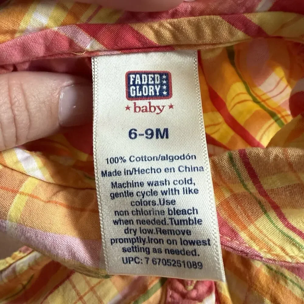 Faded Glory vintage plaid